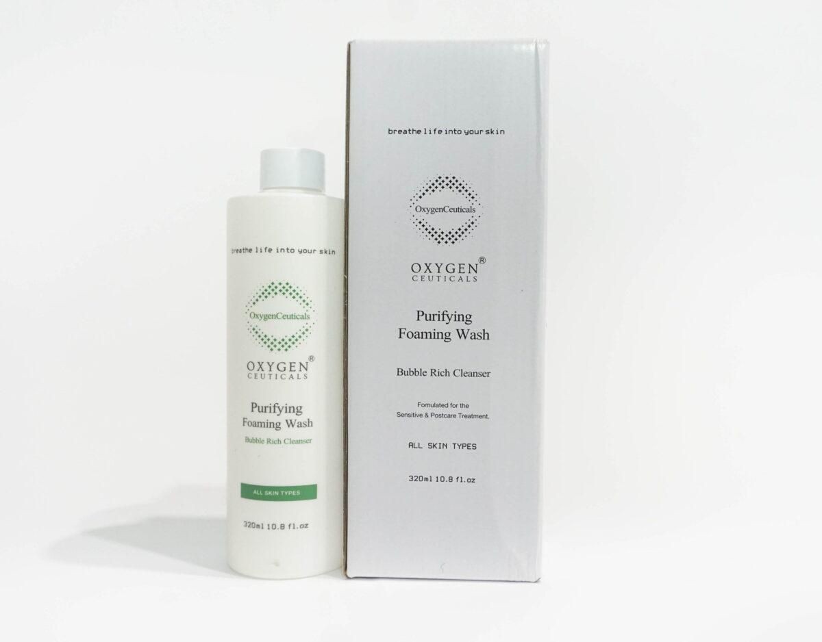 Gel de Curatare Fata Profesional Oxygen Ceuticals, Purifying Foaming Wash, 320 ml Gel de Curatare Fata Profesional Oxygen Ceuticals, Purifying Foaming Wash, 320 ml