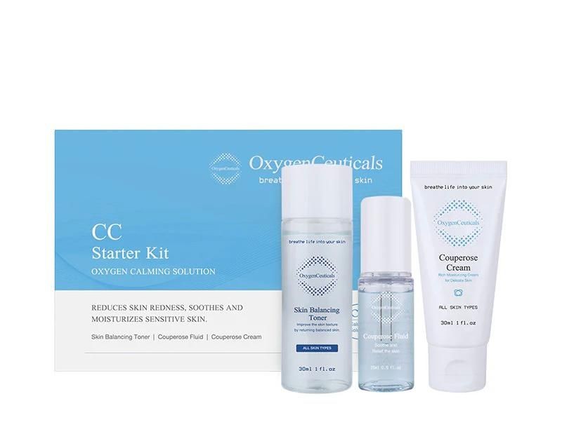 CC Starter Kit, Oxygen Ceuticals Kit de pornire pentru îngrijire liniștitoare și răcoritoare CC Starter Kit, Oxygen Ceuticals Kit de pornire pentru îngrijire liniștitoare și răcoritoare